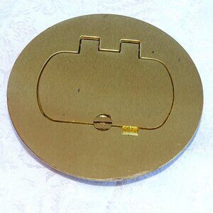 CARLON LAMSON & SESSIONS E97BR BRASS DUPLEX/GFCI FLOOR BOX COVER